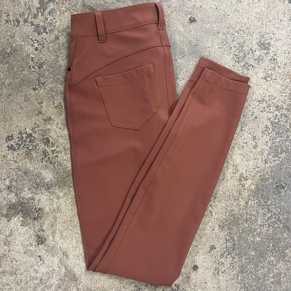 Lululemon City Sleek Slim Fit High Rise Pant ANCP Ancient Copper Women's Size 26